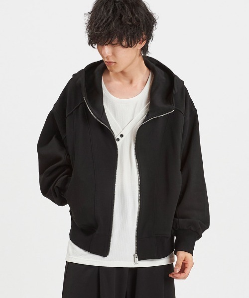 NO ID.(ノーアイディ)の「mj11371-チェンジングフーデッドBLZ ブルゾン(858006-414T)(ブルゾン・メンズ・グレー/ブラック・ONE SIZE)」の21枚目の写真
