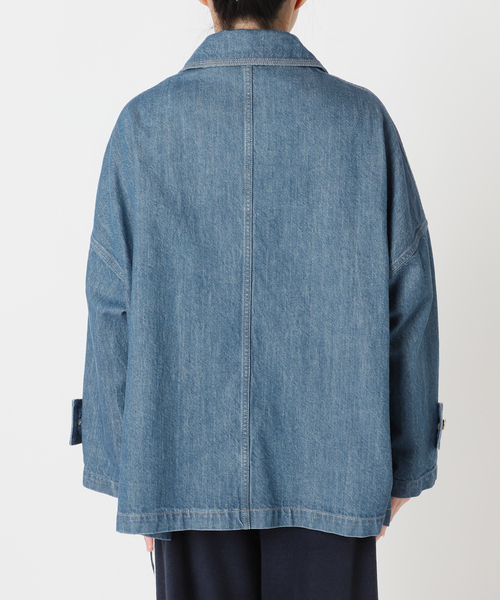 journal standard L'essage(ジャーナルスタンダードレサージュ)の「【MACKINTOSH/マッキントッシュ】別注 HUMBIE DENIM JACKET MB:コート2(ステンカラーコート・レディース・ブルー系その他・6/8/10)」の11枚目の写真