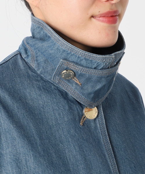 journal standard L'essage(ジャーナルスタンダードレサージュ)の「【MACKINTOSH/マッキントッシュ】別注 HUMBIE DENIM JACKET MB:コート2(ステンカラーコート・レディース・ブルー系その他・6/8/10)」の16枚目の写真