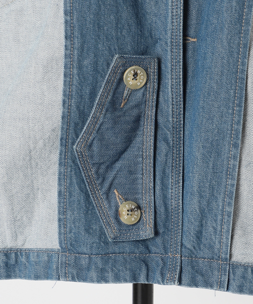 journal standard L'essage(ジャーナルスタンダードレサージュ)の「【MACKINTOSH/マッキントッシュ】別注 HUMBIE DENIM JACKET MB:コート2(ステンカラーコート・レディース・ブルー系その他・6/8/10)」の17枚目の写真