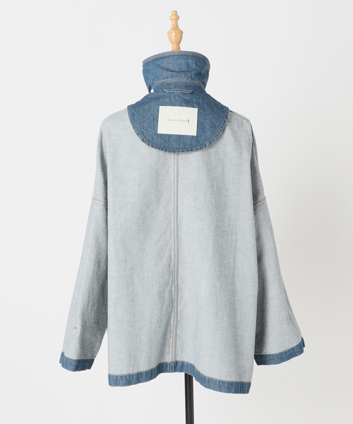 journal standard L'essage(ジャーナルスタンダードレサージュ)の「【MACKINTOSH/マッキントッシュ】別注 HUMBIE DENIM JACKET MB:コート2(ステンカラーコート・レディース・ブルー系その他・6/8/10)」の21枚目の写真
