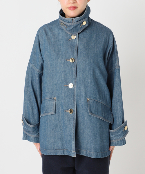 journal standard L'essage(ジャーナルスタンダードレサージュ)の「【MACKINTOSH/マッキントッシュ】別注 HUMBIE DENIM JACKET MB:コート2(ステンカラーコート・レディース・ブルー系その他・6/8/10)」の22枚目の写真
