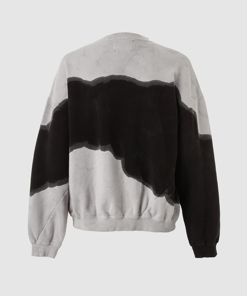 NOMA t.d.（ノーマティーディー）の「Hand Dye Twist Sweat（スウェット・メンズ・ブラック×グレー/グリーン系その他・4/3）」の3枚目の写真