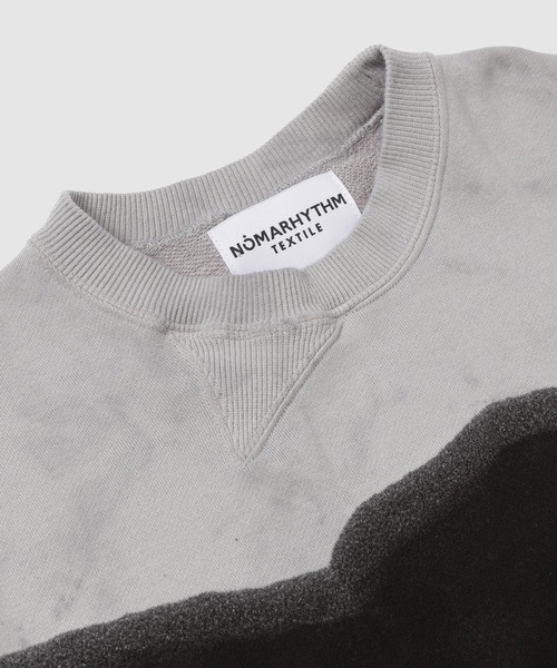 NOMA t.d.（ノーマティーディー）の「Hand Dye Twist Sweat（スウェット・メンズ・ブラック×グレー/グリーン系その他・4/3）」の4枚目の写真