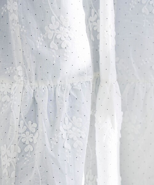 coen(コーエン)の「3Dフラワー刺繍 キャミワンピース(ドット柄)(ワンピース・レディース・その他1・FREE)」の10枚目の写真