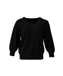 Drop Puff V Neck Capri Knitwear (5colors)