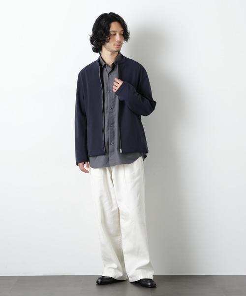 NANO universe(ナノユニバース)の「イージーバギーパンツ(デニムパンツ・メンズ・アイボリー/ブルー/スミクロ・S/L/M)」の7枚目の写真