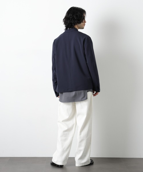 NANO universe(ナノユニバース)の「イージーバギーパンツ(デニムパンツ・メンズ・アイボリー/ブルー/スミクロ・S/L/M)」の10枚目の写真