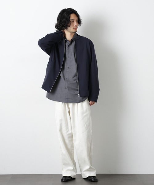 NANO universe(ナノユニバース)の「イージーバギーパンツ(デニムパンツ・メンズ・アイボリー/ブルー/スミクロ・S/L/M)」の8枚目の写真