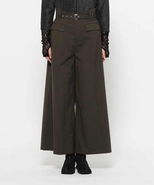 HARE（ハレ）の「CLEAR TEXTUREキリカエワイドパンツ(HARE)（その他パンツ・レディース・ライトグレー/ブラウン/ブラック・FREE）」の18枚目の写真