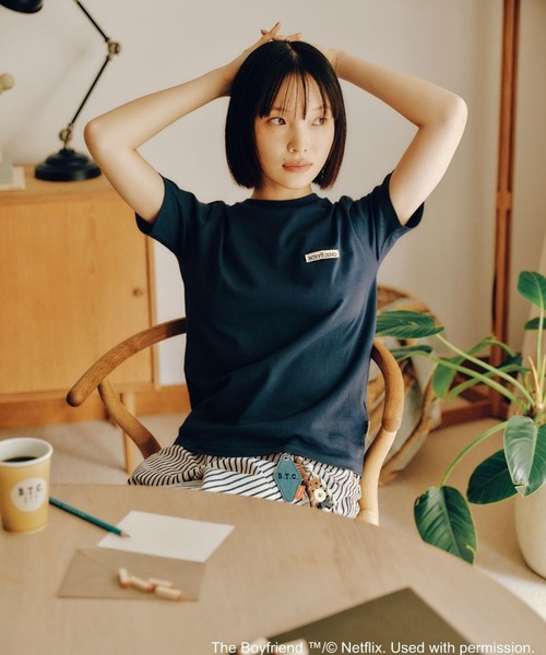 ボーイフレンド シーズン2 コラボ アソートフラワーTシャツ トップス - 【特別送料無料！】 ボーイフレンド アソートフラワーT