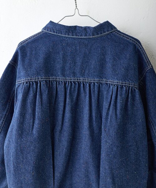 WHIMSIC(ウィムジック)の「【WHIMSIC】ネップデニムワークジャケット(デニムジャケット・レディース・インディゴブルー/ブルー・FREE)」の17枚目の写真