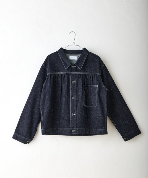 WHIMSIC(ウィムジック)の「【UNISEX】ネップデニムワークジャケット(デニムジャケット・メンズ・インディゴブルー/ブルー・FREE)」の6枚目の写真