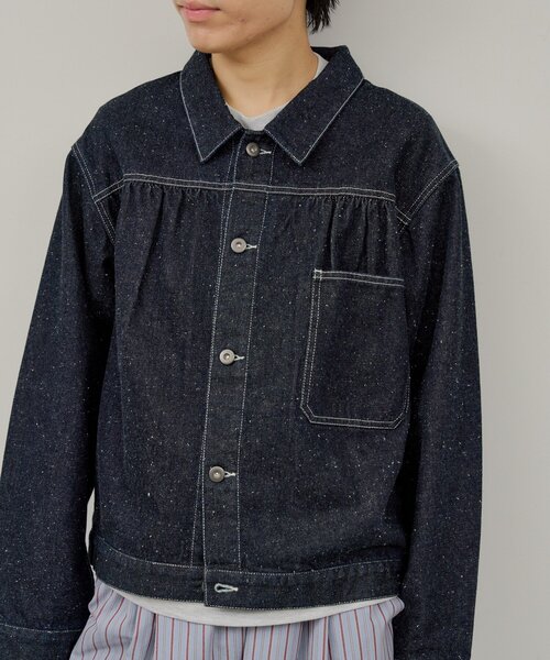 WHIMSIC(ウィムジック)の「【UNISEX】ネップデニムワークジャケット(デニムジャケット・メンズ・インディゴブルー/ブルー・FREE)」の7枚目の写真