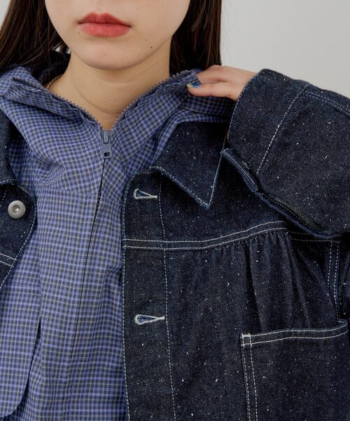 WHIMSIC(ウィムジック)の「【UNISEX】ネップデニムワークジャケット(デニムジャケット・メンズ・インディゴブルー/ブルー・FREE)」の14枚目の写真