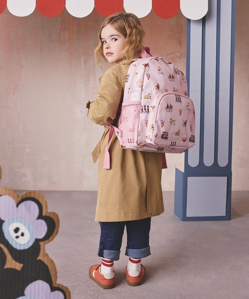 Cath Kidston(キャスキッドソン)の「キッズ ラージ バックパック Queenies London(ショルダーバッグ・レディース・ピンク・FREE)」の2枚目の写真