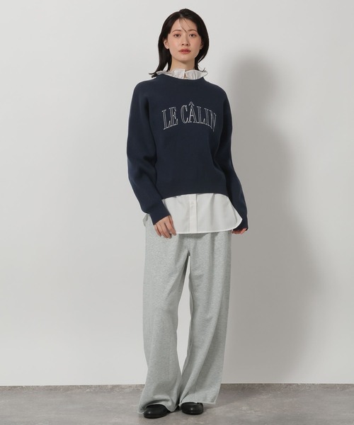 LAKOLE（ラコレ）の「ドロストカットイージーパンツ / 638349（その他パンツ・レディース・インディゴブルー/グレー/ブラック・MEDIUM/LARGE）」の4枚目の写真