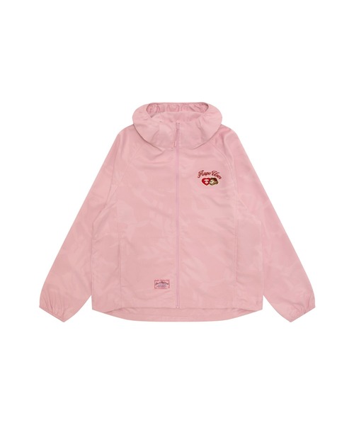 AAPE BY A BATHING APE(エーエイプバイアベイシングエイプ)の「AAPE MAIN LIGHT WEIGHT JACKET(packable)(ナイロンジャケット・レディース・ライトピンク/アイボリー・X-SMALL/XX-SMALL)」の1枚目の写真
