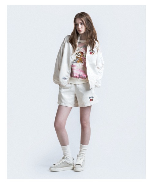 AAPE BY A BATHING APE(エーエイプバイアベイシングエイプ)の「AAPE MAIN LIGHT WEIGHT JACKET(packable)(ナイロンジャケット・レディース・ライトピンク/アイボリー・X-SMALL/XX-SMALL)」の13枚目の写真