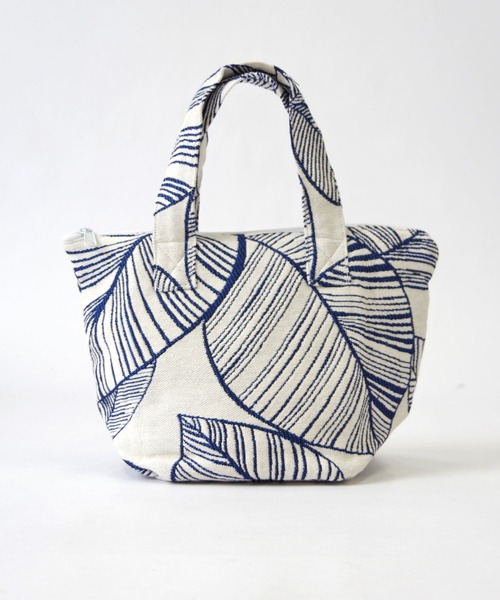 Erwan L(アルワンエル)の「Erwan L(アルワンエル) / ランチトートバッグ Lunch tote EL-25005 フランス製(トートバッグ・レディース・ライトグレー/ブラック×ゴールド/ブラック×ホワイト/マルチ/ライトブルー/ホワイト×レッド/ゴールド/ネイビー×ホワイト/ブラックミックス/レオパード・FREE)」の7枚目の写真