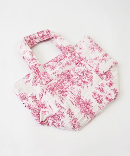 Erwan L(アルワンエル)の「Erwan L(アルワンエル) / ランチトートバッグ Lunch tote EL-25005 フランス製(トートバッグ・レディース・ライトグレー/ブラック×ゴールド/ブラック×ホワイト/マルチ/ライトブルー/ホワイト×レッド/ゴールド/ネイビー×ホワイト/ブラックミックス/レオパード・FREE)」の15枚目の写真