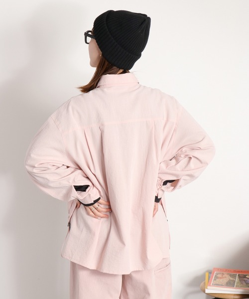 cepo（セポ）の「フロントタックドロストシャツ（シャツ/ブラウス・レディース・グレー/ピンク/オフホワイト・M）」の22枚目の写真