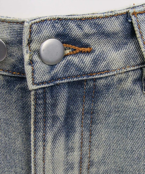 clear（クリア）の「【低身長対応／サイズ展開あり】裾フリンジラインストーンポケットデニムスカート（スカート・レディース・ブルー/ライトブルー・PS/S/M）」の17枚目の写真