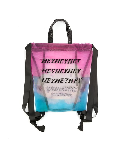 HEY!MrsROSE（ヘイミセスローズ）の「HEY! Mrs ROSE(ヘイ！ミセスローズ)Mesh Backpack（バックパック/リュック・レディース・グリーン/ピンク・FREE）」の22枚目の写真