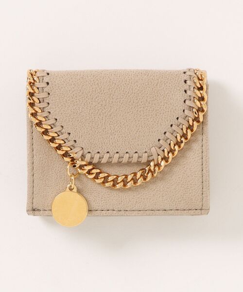 STELLA McCARTNEY(ステラマッカートニー)の「Falabella Tri-Fold Wallet / ファラベラ トリフォールド ウォレット(財布・レディース・クリーム・ONE SIZE)」の1枚目の写真