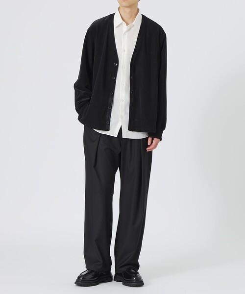 LOVELESS（ラブレス）の「コードピケカーディガン（カーディガン/ボレロ・メンズ・ネイビー/ブラック・M/L）」の5枚目の写真