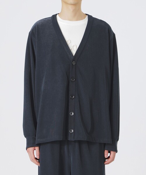 LOVELESS（ラブレス）の「コードピケカーディガン（カーディガン/ボレロ・メンズ・ネイビー/ブラック・M/L）」の7枚目の写真