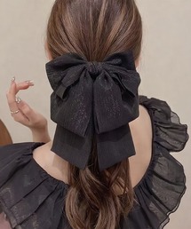 MAISON SELECT（メゾンセレクト）の「2C39-KR ビッグリボン ヘアクリップ（バレッタ/ヘアクリップ）」
