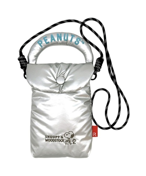 ROOTOTE(ルートート)の「ROOTOTE ルートート IP.BR.Padded.Peanuts-0S(ショルダーバッグ・レディース・ブラック/シルバー/ブラック系/ベージュ・FREE)」の4枚目の写真