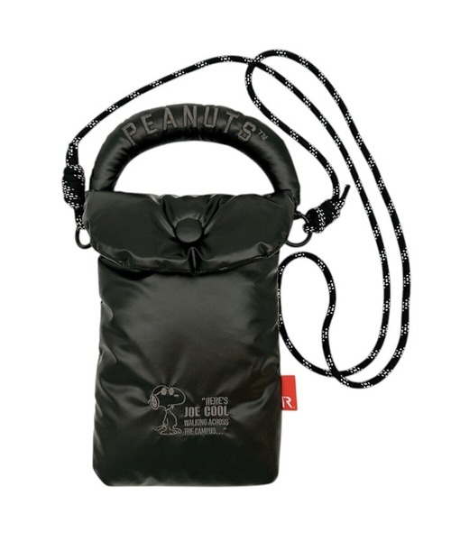 ROOTOTE(ルートート)の「ROOTOTE ルートート IP.BR.Padded.Peanuts-0S(ショルダーバッグ・レディース・ブラック/シルバー/ブラック系/ベージュ・FREE)」の2枚目の写真
