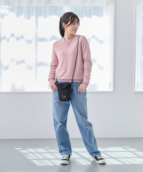 ROOTOTE(ルートート)の「ROOTOTE ルートート IP.BR.Padded.Peanuts-0S(ショルダーバッグ・レディース・ブラック/シルバー/ブラック系/ベージュ・FREE)」の5枚目の写真