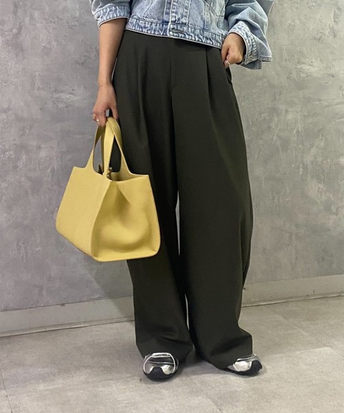 Scrap Book（スクラップブック）の「【LUMEN】SOFT PANIER BAG（トートバッグ・レディース・ブラック/イエロー・FREE）」の11枚目の写真