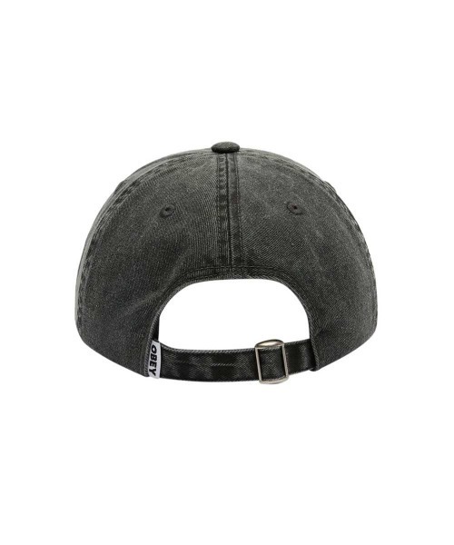 OBEY(オベイ)の「OBEY CROSSED 6P VELCRO BACK / オベイ(キャップ・レディース・ブラック・O/S)」の3枚目の写真