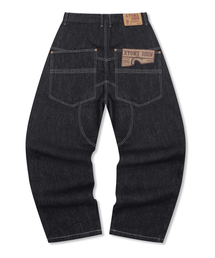 XTONZ（エクストーンズ）の「XP329 ヘリテージバギーデニムパンツ (ブラック)（デニムパンツ）」