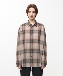 Juha（ユハ）の「LIGHTWEIGHT OMBRE CHECK SHIRT（シャツ/ブラウス）」