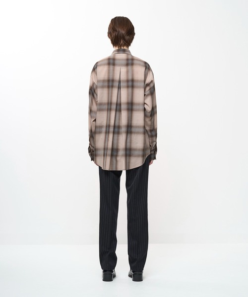 Juha（ユハ）の「LIGHTWEIGHT OMBRE CHECK SHIRT（シャツ/ブラウス・メンズ・ベージュ/グレー・4/3）」の5枚目の写真