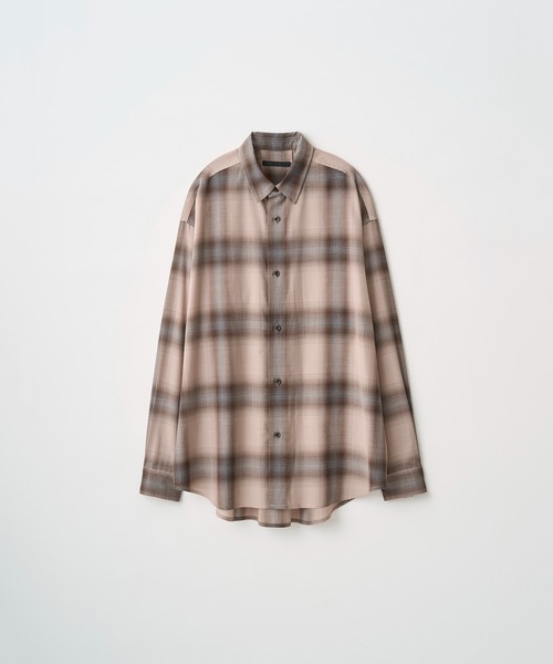 Juha（ユハ）の「LIGHTWEIGHT OMBRE CHECK SHIRT（シャツ/ブラウス・メンズ・ベージュ/グレー・4/3）」の10枚目の写真