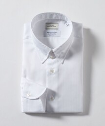 green label relaxing | MADE BY HITOYOSHI ヘリンボーン タブカラー ドレスシャツ(ビジネスシャツ)