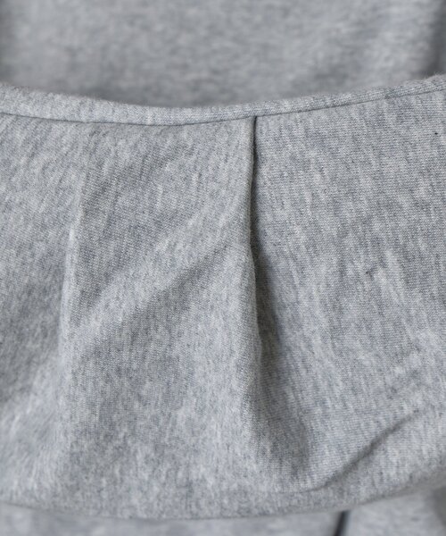 goocy（グーシー）の「裏毛袖タックバルーンプルオーバー（Tシャツ/カットソー・レディース・ブラック/グレー/ホワイト系その他・FREE）」の22枚目の写真