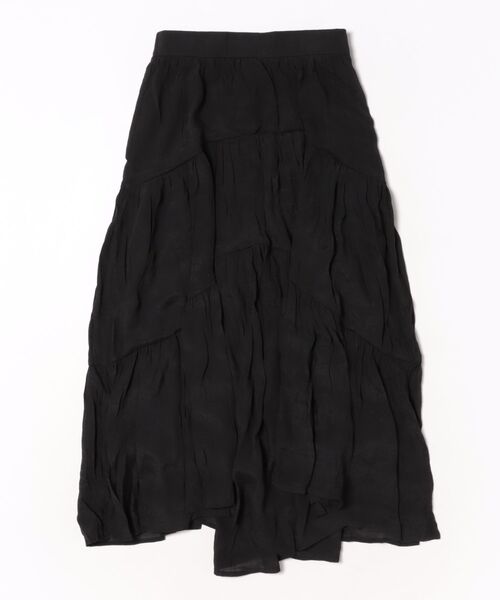 flower（フラワー）の「ブリージーティアードスカート（スカート・レディース・ブラック/ホワイト・FREE）」の2枚目の写真
