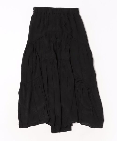 flower（フラワー）の「ブリージーティアードスカート（スカート・レディース・ブラック/ホワイト・FREE）」の3枚目の写真