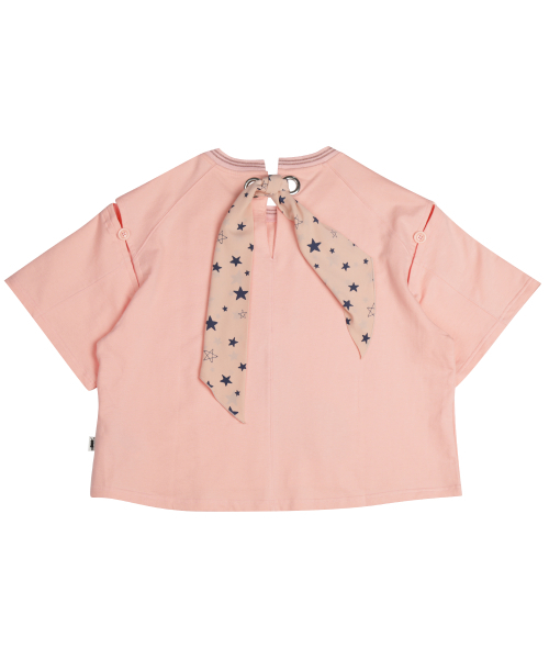 FIFI LAPIN(フィフィラパン)の「スカーフ装飾オーバーサイズ半袖Tシャツ/C ピンク(Tシャツ/カットソー・レディース・その他・FREE)」の3枚目の写真