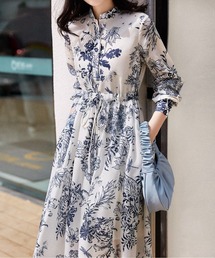 CHUL（チュル）の「フラワーウエストマークワンピース（ワンピース）」