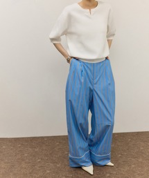 ADAM ET ROPE' | ストライプシャツスラックス(スラックス)