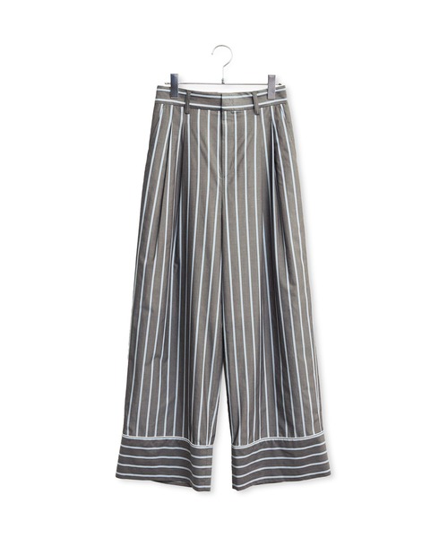 ADAM ET ROPE'（アダムエロペ）の「ストライプシャツスラックス（スラックス・レディース・サックスブルー/グレー・38/36）」の16枚目の写真