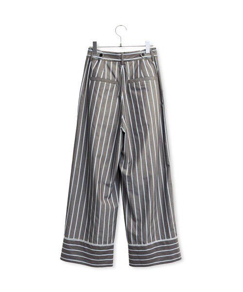 ADAM ET ROPE'（アダムエロペ）の「ストライプシャツスラックス（スラックス・レディース・サックスブルー/グレー・38/36）」の17枚目の写真